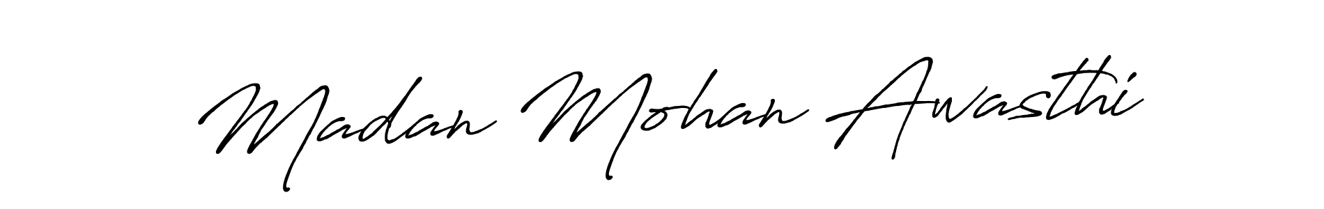 Once you've used our free online signature maker to create your best signature Antro_Vectra_Bolder style, it's time to enjoy all of the benefits that Madan Mohan Awasthi name signing documents. Madan Mohan Awasthi signature style 7 images and pictures png