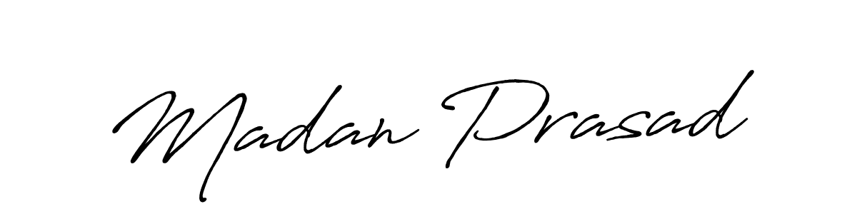 Make a beautiful signature design for name Madan Prasad. Use this online signature maker to create a handwritten signature for free. Madan Prasad signature style 7 images and pictures png