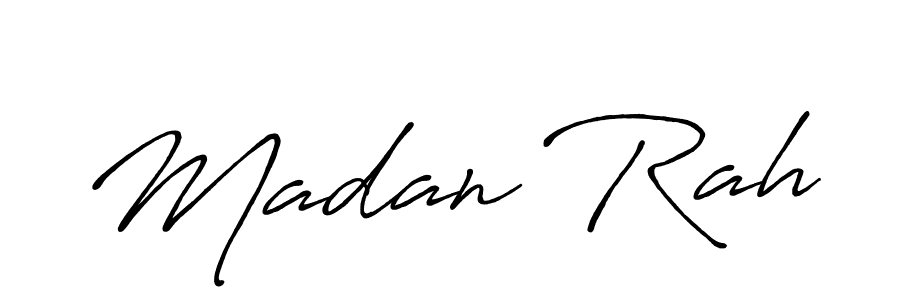 You should practise on your own different ways (Antro_Vectra_Bolder) to write your name (Madan Rah) in signature. don't let someone else do it for you. Madan Rah signature style 7 images and pictures png