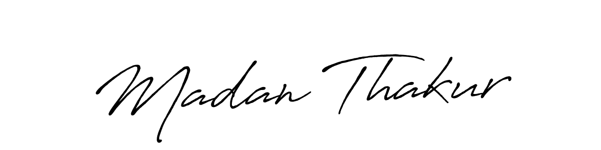 It looks lik you need a new signature style for name Madan Thakur. Design unique handwritten (Antro_Vectra_Bolder) signature with our free signature maker in just a few clicks. Madan Thakur signature style 7 images and pictures png