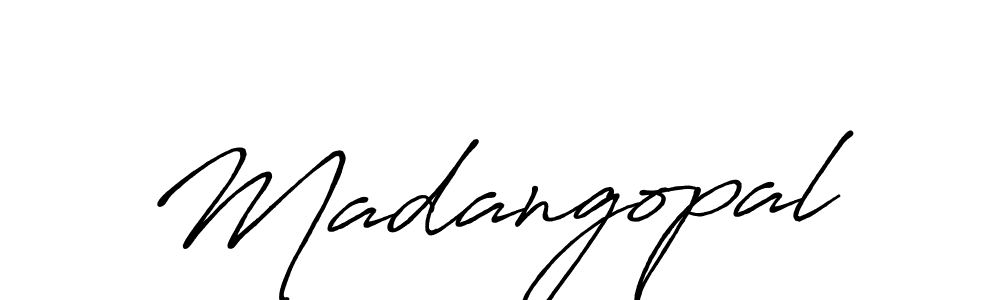 Similarly Antro_Vectra_Bolder is the best handwritten signature design. Signature creator online .You can use it as an online autograph creator for name Madangopal. Madangopal signature style 7 images and pictures png