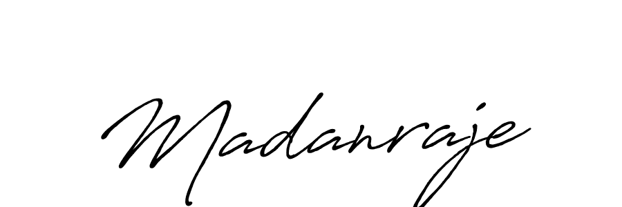 Madanraje stylish signature style. Best Handwritten Sign (Antro_Vectra_Bolder) for my name. Handwritten Signature Collection Ideas for my name Madanraje. Madanraje signature style 7 images and pictures png