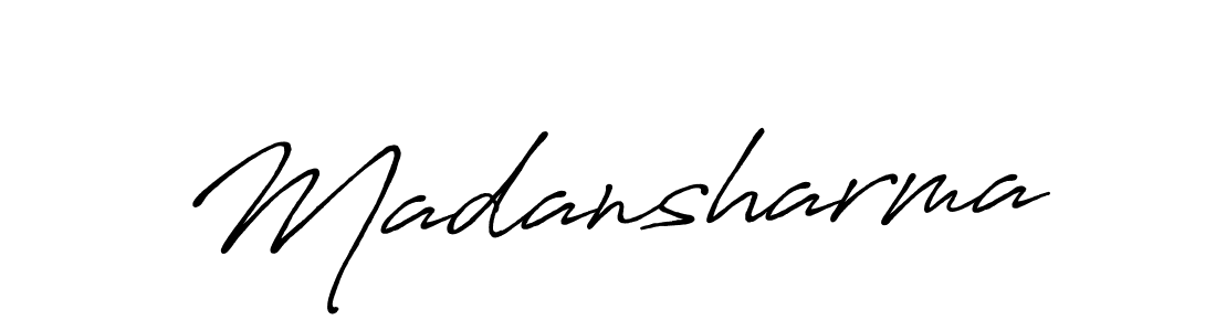 Make a beautiful signature design for name Madansharma. Use this online signature maker to create a handwritten signature for free. Madansharma signature style 7 images and pictures png