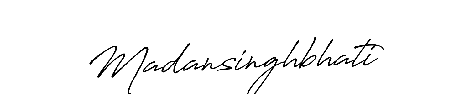 You should practise on your own different ways (Antro_Vectra_Bolder) to write your name (Madansinghbhati) in signature. don't let someone else do it for you. Madansinghbhati signature style 7 images and pictures png