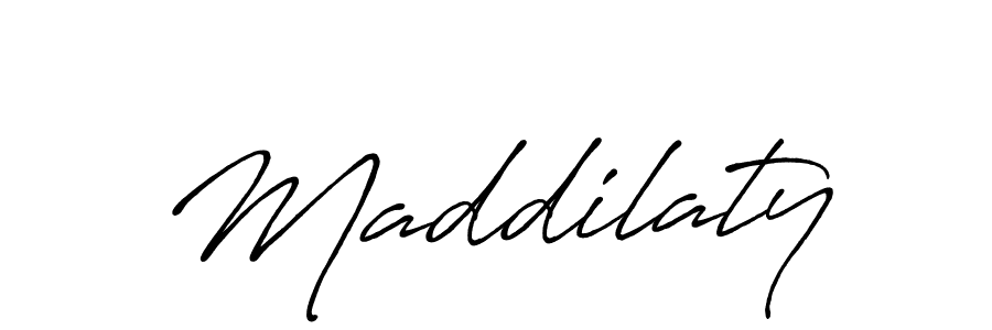 Create a beautiful signature design for name Maddilaty. With this signature (Antro_Vectra_Bolder) fonts, you can make a handwritten signature for free. Maddilaty signature style 7 images and pictures png