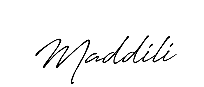 It looks lik you need a new signature style for name Maddili. Design unique handwritten (Antro_Vectra_Bolder) signature with our free signature maker in just a few clicks. Maddili signature style 7 images and pictures png