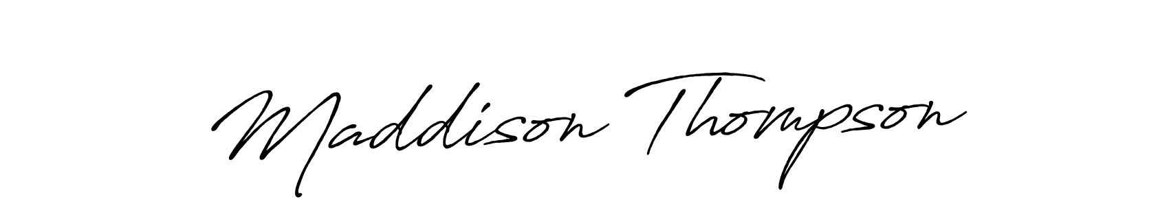 Use a signature maker to create a handwritten signature online. With this signature software, you can design (Antro_Vectra_Bolder) your own signature for name Maddison Thompson. Maddison Thompson signature style 7 images and pictures png