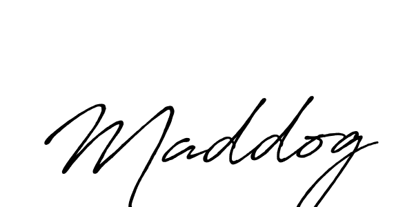 Create a beautiful signature design for name Maddog. With this signature (Antro_Vectra_Bolder) fonts, you can make a handwritten signature for free. Maddog signature style 7 images and pictures png