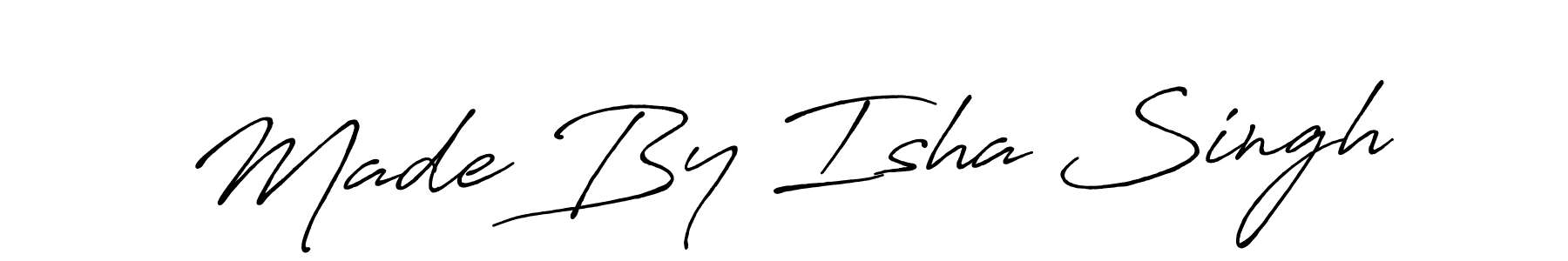 Made By Isha Singh stylish signature style. Best Handwritten Sign (Antro_Vectra_Bolder) for my name. Handwritten Signature Collection Ideas for my name Made By Isha Singh. Made By Isha Singh signature style 7 images and pictures png
