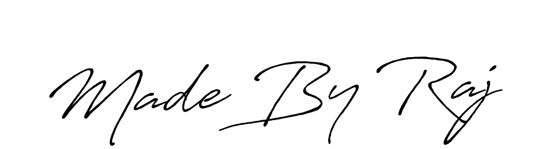 The best way (Antro_Vectra_Bolder) to make a short signature is to pick only two or three words in your name. The name Made By Raj include a total of six letters. For converting this name. Made By Raj signature style 7 images and pictures png