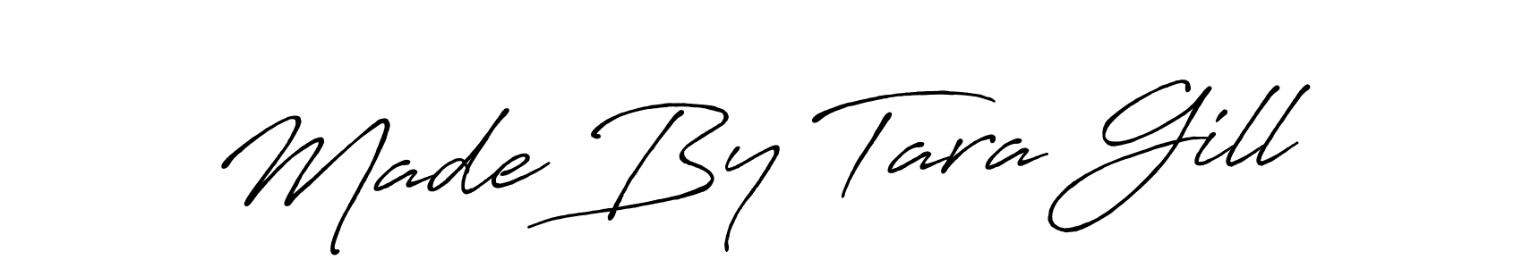 This is the best signature style for the Made By Tara Gill name. Also you like these signature font (Antro_Vectra_Bolder). Mix name signature. Made By Tara Gill signature style 7 images and pictures png