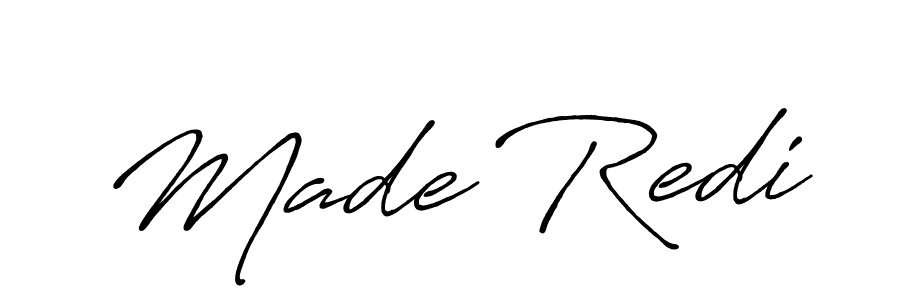 Check out images of Autograph of Made Redi name. Actor Made Redi Signature Style. Antro_Vectra_Bolder is a professional sign style online. Made Redi signature style 7 images and pictures png