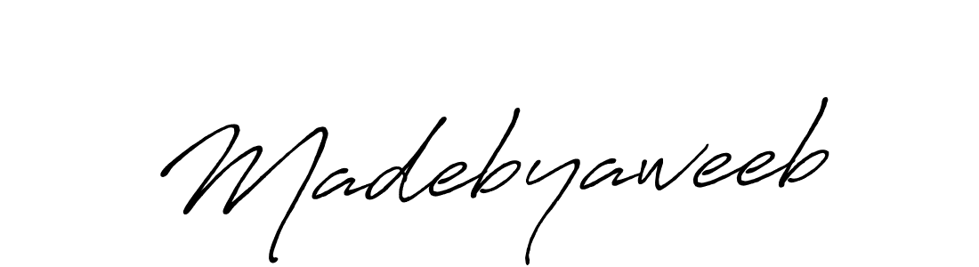 You should practise on your own different ways (Antro_Vectra_Bolder) to write your name (Madebyaweeb) in signature. don't let someone else do it for you. Madebyaweeb signature style 7 images and pictures png