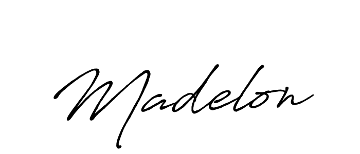 Similarly Antro_Vectra_Bolder is the best handwritten signature design. Signature creator online .You can use it as an online autograph creator for name Madelon. Madelon signature style 7 images and pictures png