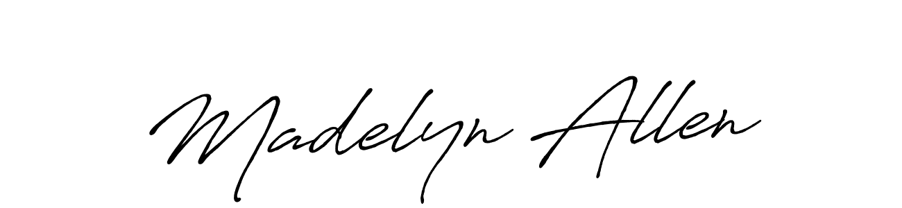 Similarly Antro_Vectra_Bolder is the best handwritten signature design. Signature creator online .You can use it as an online autograph creator for name Madelyn Allen. Madelyn Allen signature style 7 images and pictures png