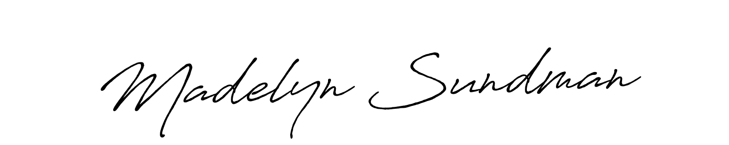 How to make Madelyn Sundman signature? Antro_Vectra_Bolder is a professional autograph style. Create handwritten signature for Madelyn Sundman name. Madelyn Sundman signature style 7 images and pictures png