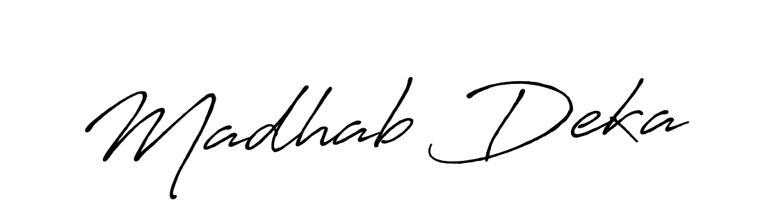 Once you've used our free online signature maker to create your best signature Antro_Vectra_Bolder style, it's time to enjoy all of the benefits that Madhab Deka name signing documents. Madhab Deka signature style 7 images and pictures png