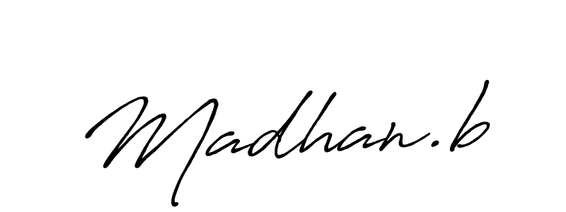 Once you've used our free online signature maker to create your best signature Antro_Vectra_Bolder style, it's time to enjoy all of the benefits that Madhan.b name signing documents. Madhan.b signature style 7 images and pictures png