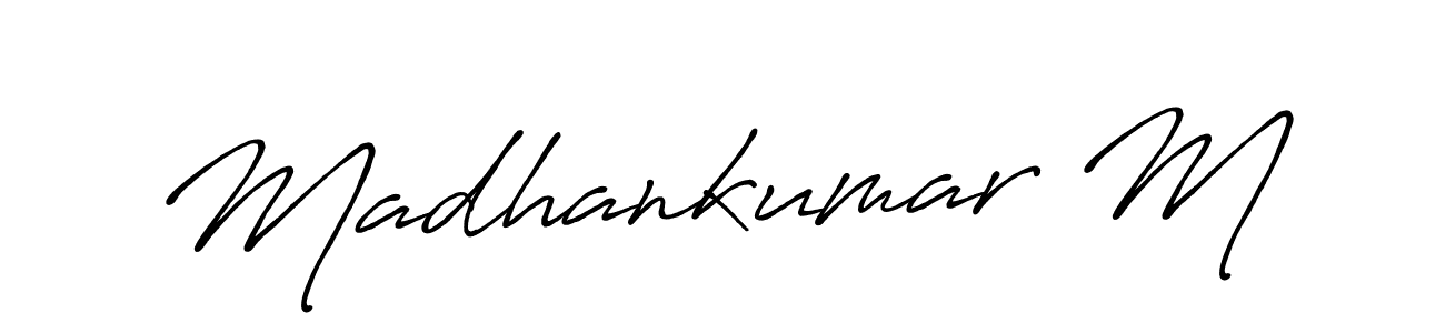 Here are the top 10 professional signature styles for the name Madhankumar M. These are the best autograph styles you can use for your name. Madhankumar M signature style 7 images and pictures png