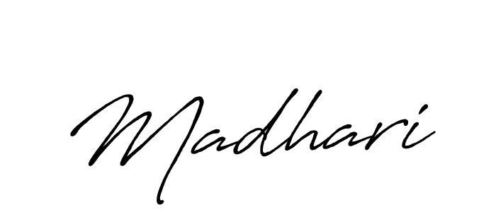 Design your own signature with our free online signature maker. With this signature software, you can create a handwritten (Antro_Vectra_Bolder) signature for name Madhari. Madhari signature style 7 images and pictures png