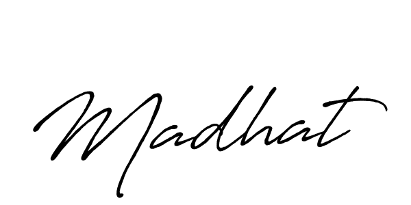 Create a beautiful signature design for name Madhat. With this signature (Antro_Vectra_Bolder) fonts, you can make a handwritten signature for free. Madhat signature style 7 images and pictures png