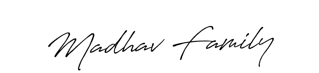 This is the best signature style for the Madhav Family name. Also you like these signature font (Antro_Vectra_Bolder). Mix name signature. Madhav Family signature style 7 images and pictures png