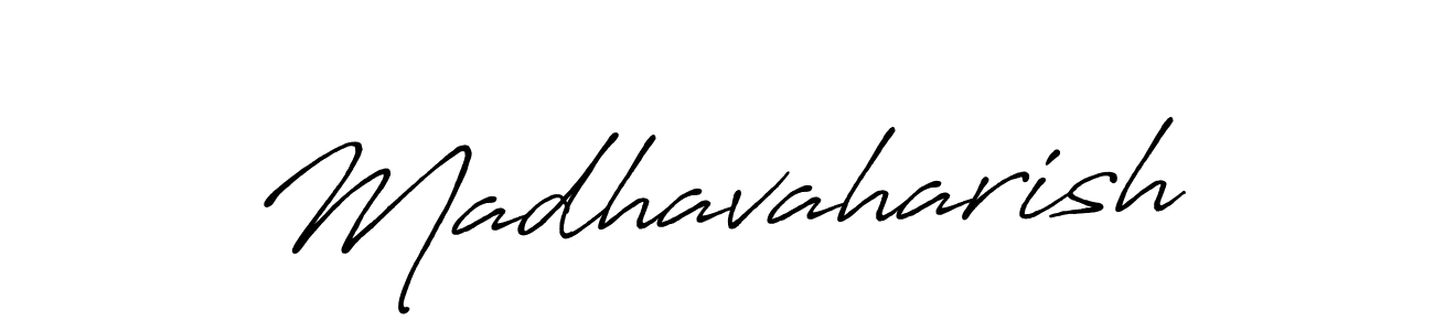 Make a short Madhavaharish signature style. Manage your documents anywhere anytime using Antro_Vectra_Bolder. Create and add eSignatures, submit forms, share and send files easily. Madhavaharish signature style 7 images and pictures png