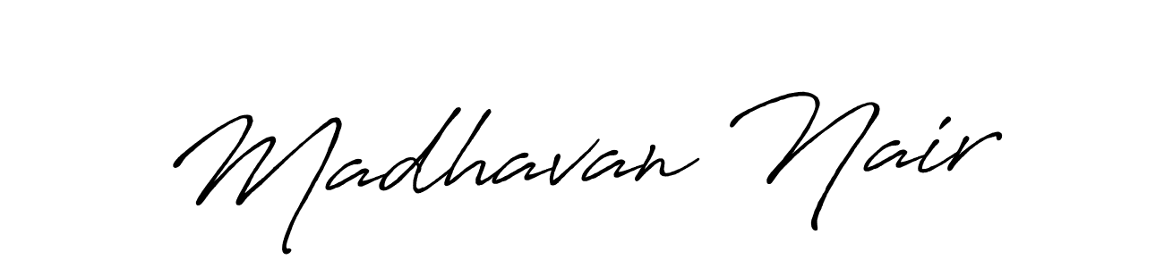 Here are the top 10 professional signature styles for the name Madhavan Nair. These are the best autograph styles you can use for your name. Madhavan Nair signature style 7 images and pictures png