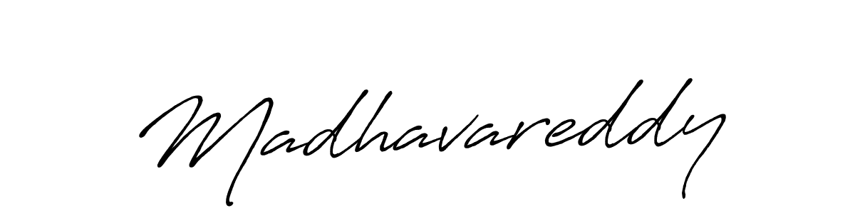 It looks lik you need a new signature style for name Madhavareddy. Design unique handwritten (Antro_Vectra_Bolder) signature with our free signature maker in just a few clicks. Madhavareddy signature style 7 images and pictures png