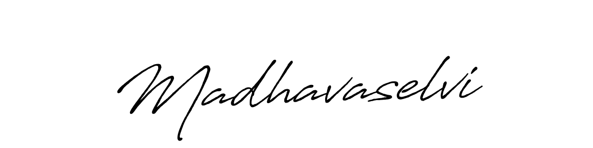 You should practise on your own different ways (Antro_Vectra_Bolder) to write your name (Madhavaselvi) in signature. don't let someone else do it for you. Madhavaselvi signature style 7 images and pictures png