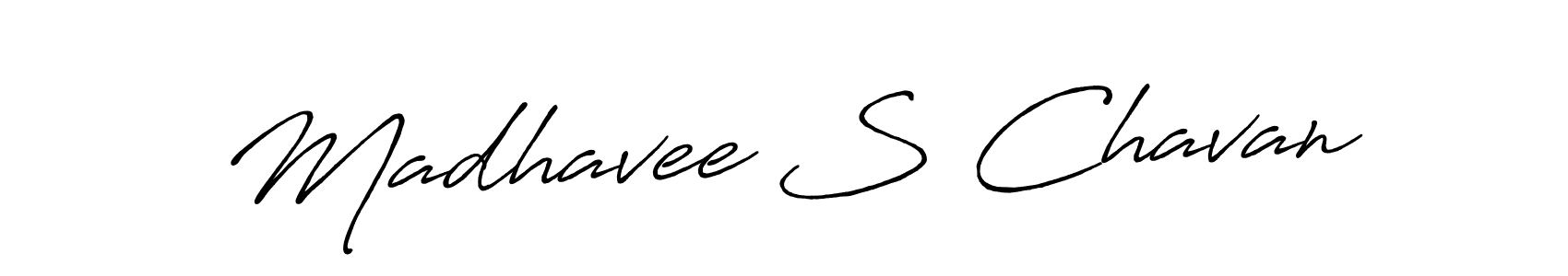 Make a beautiful signature design for name Madhavee S Chavan. Use this online signature maker to create a handwritten signature for free. Madhavee S Chavan signature style 7 images and pictures png
