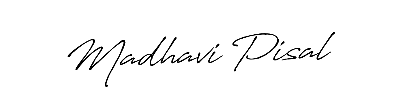 It looks lik you need a new signature style for name Madhavi Pisal. Design unique handwritten (Antro_Vectra_Bolder) signature with our free signature maker in just a few clicks. Madhavi Pisal signature style 7 images and pictures png