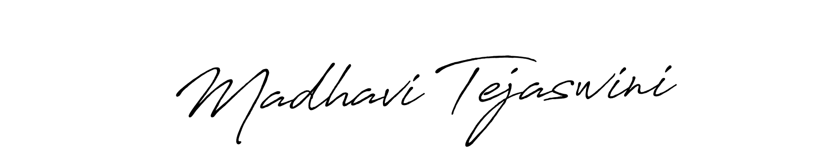 Make a short Madhavi Tejaswini signature style. Manage your documents anywhere anytime using Antro_Vectra_Bolder. Create and add eSignatures, submit forms, share and send files easily. Madhavi Tejaswini signature style 7 images and pictures png