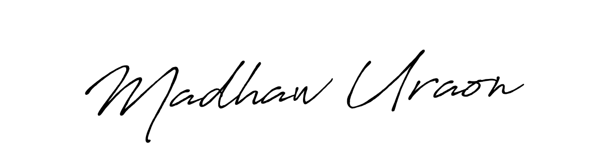 You can use this online signature creator to create a handwritten signature for the name Madhaw Uraon. This is the best online autograph maker. Madhaw Uraon signature style 7 images and pictures png