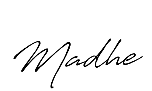 Also we have Madhe name is the best signature style. Create professional handwritten signature collection using Antro_Vectra_Bolder autograph style. Madhe signature style 7 images and pictures png