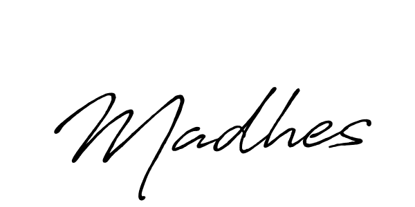 Madhes stylish signature style. Best Handwritten Sign (Antro_Vectra_Bolder) for my name. Handwritten Signature Collection Ideas for my name Madhes. Madhes signature style 7 images and pictures png
