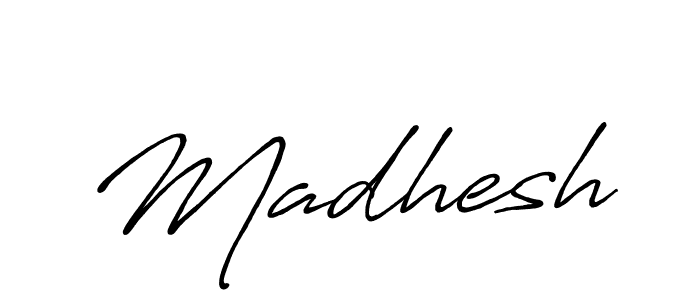 It looks lik you need a new signature style for name Madhesh. Design unique handwritten (Antro_Vectra_Bolder) signature with our free signature maker in just a few clicks. Madhesh signature style 7 images and pictures png