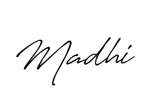 Madhi stylish signature style. Best Handwritten Sign (Antro_Vectra_Bolder) for my name. Handwritten Signature Collection Ideas for my name Madhi. Madhi signature style 7 images and pictures png