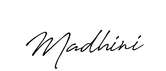 It looks lik you need a new signature style for name Madhini. Design unique handwritten (Antro_Vectra_Bolder) signature with our free signature maker in just a few clicks. Madhini signature style 7 images and pictures png