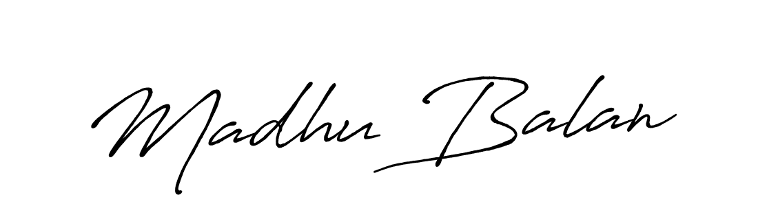 Also we have Madhu Balan name is the best signature style. Create professional handwritten signature collection using Antro_Vectra_Bolder autograph style. Madhu Balan signature style 7 images and pictures png