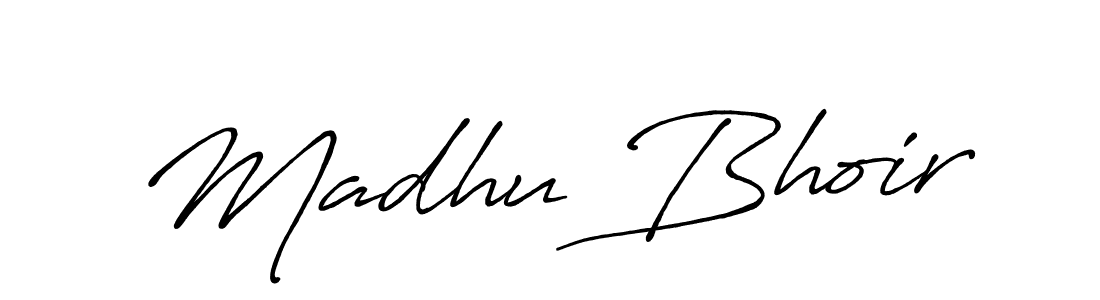 This is the best signature style for the Madhu Bhoir name. Also you like these signature font (Antro_Vectra_Bolder). Mix name signature. Madhu Bhoir signature style 7 images and pictures png