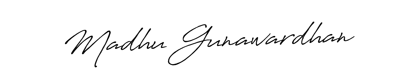 Here are the top 10 professional signature styles for the name Madhu Gunawardhan. These are the best autograph styles you can use for your name. Madhu Gunawardhan signature style 7 images and pictures png