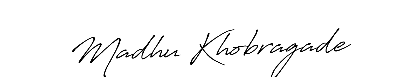 Once you've used our free online signature maker to create your best signature Antro_Vectra_Bolder style, it's time to enjoy all of the benefits that Madhu Khobragade name signing documents. Madhu Khobragade signature style 7 images and pictures png
