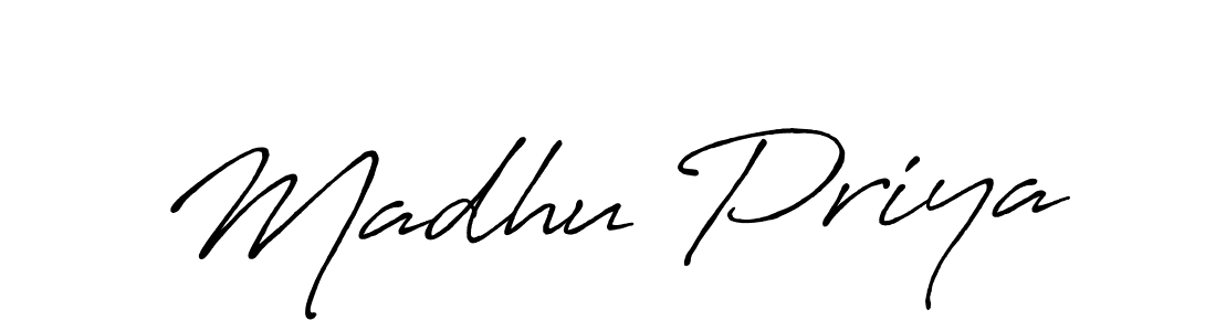 You should practise on your own different ways (Antro_Vectra_Bolder) to write your name (Madhu Priya) in signature. don't let someone else do it for you. Madhu Priya signature style 7 images and pictures png