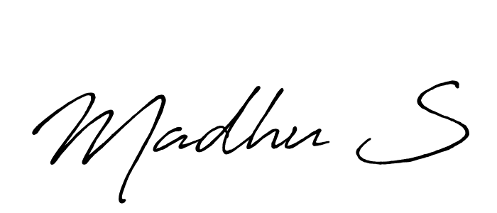 Once you've used our free online signature maker to create your best signature Antro_Vectra_Bolder style, it's time to enjoy all of the benefits that Madhu S name signing documents. Madhu S signature style 7 images and pictures png