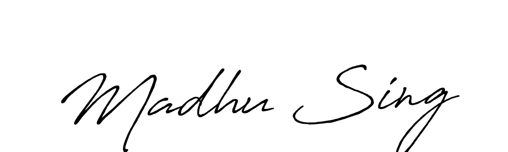 How to Draw Madhu Sing signature style? Antro_Vectra_Bolder is a latest design signature styles for name Madhu Sing. Madhu Sing signature style 7 images and pictures png