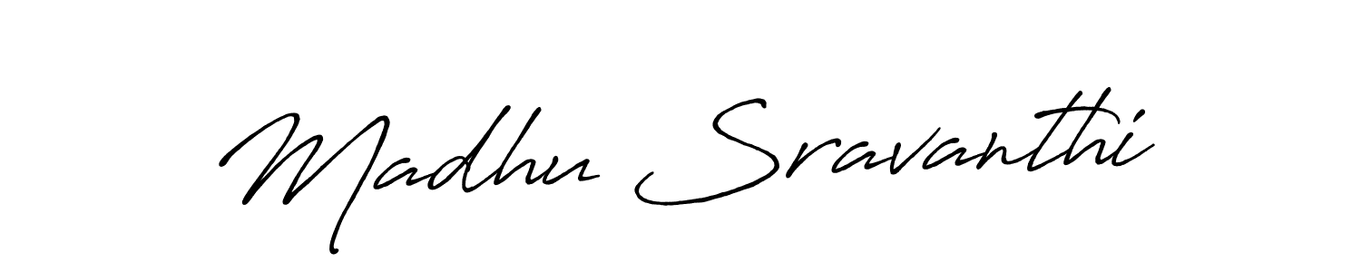 Similarly Antro_Vectra_Bolder is the best handwritten signature design. Signature creator online .You can use it as an online autograph creator for name Madhu Sravanthi. Madhu Sravanthi signature style 7 images and pictures png