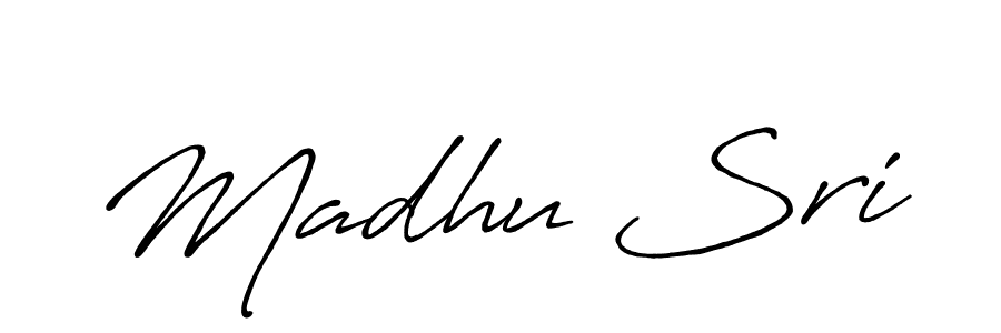 Make a short Madhu Sri signature style. Manage your documents anywhere anytime using Antro_Vectra_Bolder. Create and add eSignatures, submit forms, share and send files easily. Madhu Sri signature style 7 images and pictures png