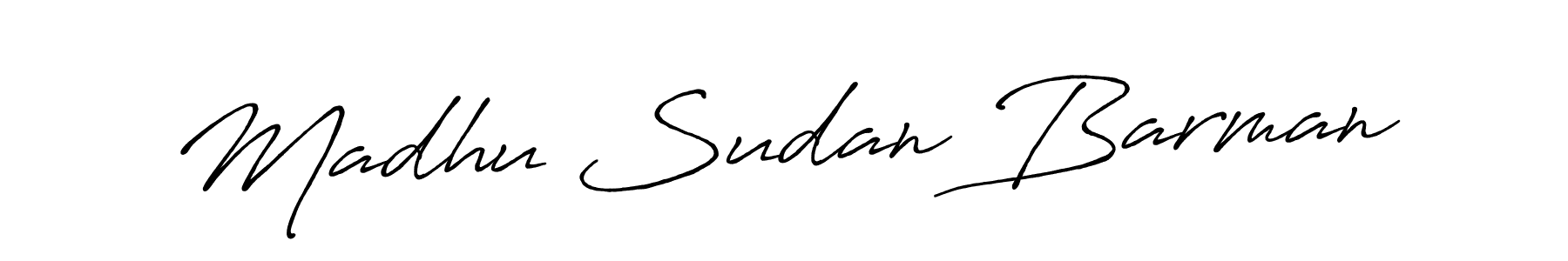 How to make Madhu Sudan Barman signature? Antro_Vectra_Bolder is a professional autograph style. Create handwritten signature for Madhu Sudan Barman name. Madhu Sudan Barman signature style 7 images and pictures png