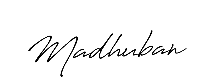 Design your own signature with our free online signature maker. With this signature software, you can create a handwritten (Antro_Vectra_Bolder) signature for name Madhuban. Madhuban signature style 7 images and pictures png